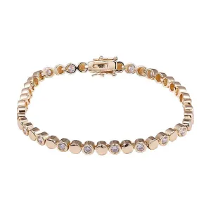 Icandirocks Erica Eternity Bracelet in Gold