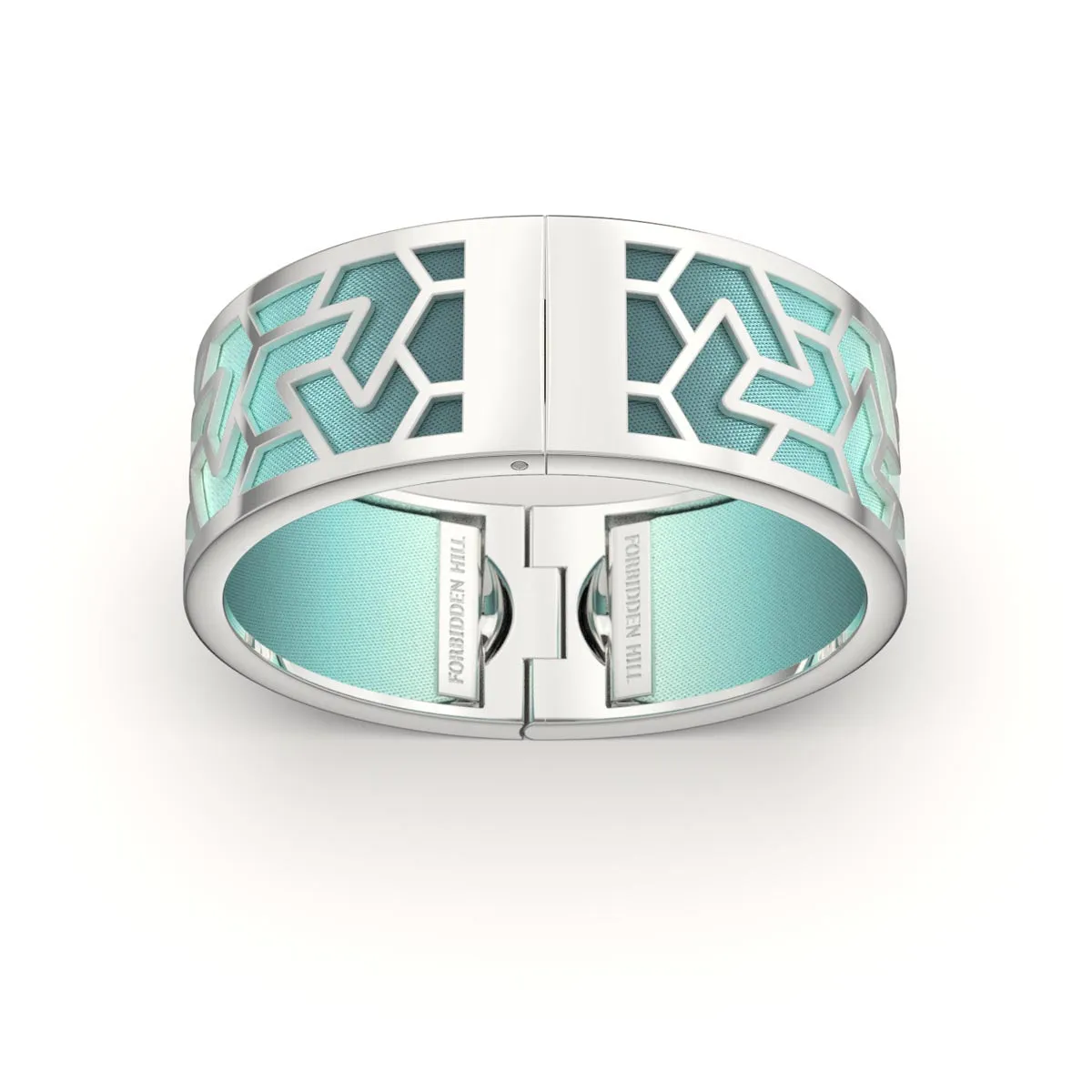 Iskandar Bangle - Teal Glow