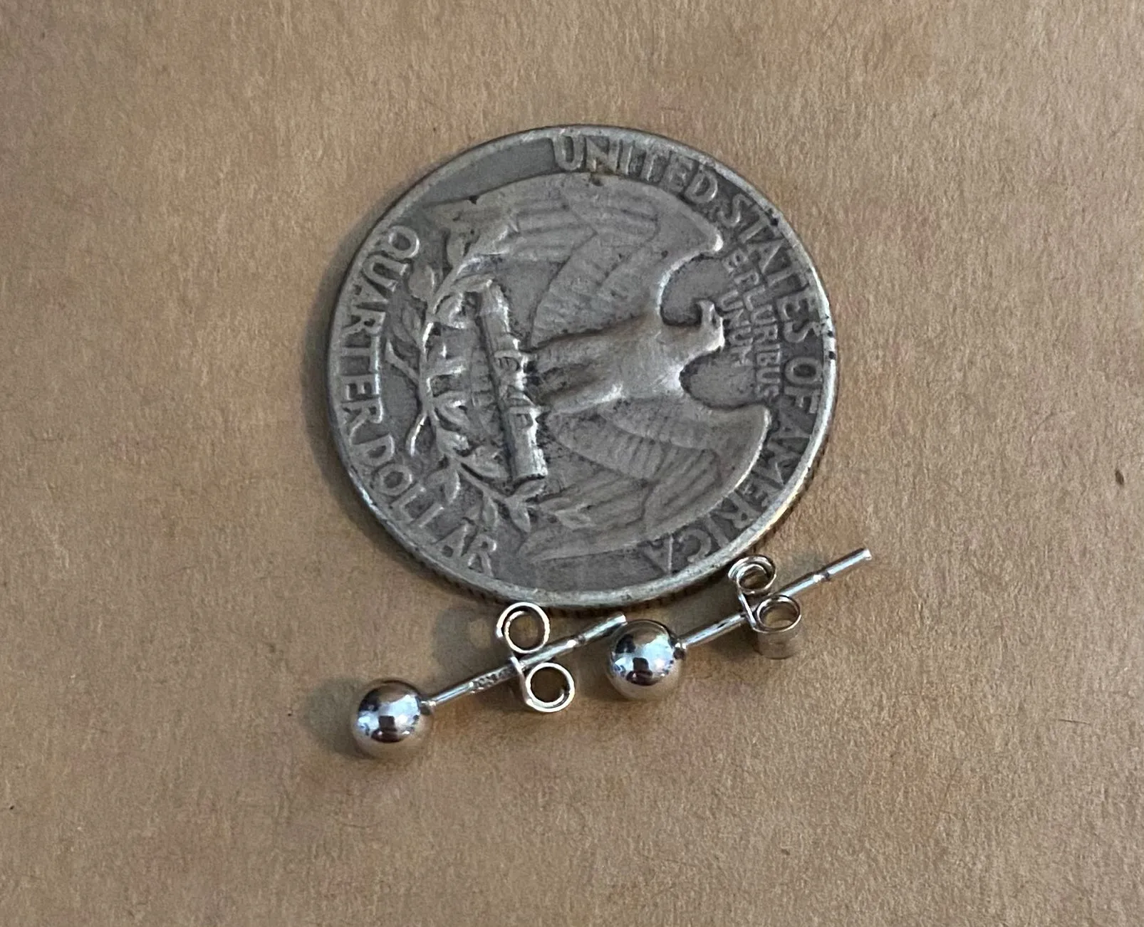 JCM Sterling Silver 925 Ball Stud Pierced Earrings