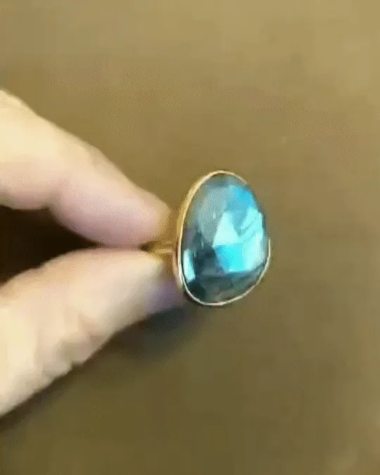 Labradorite Gemstone Ring