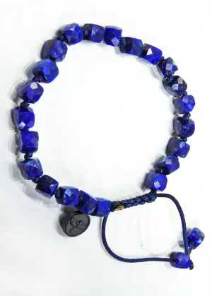 Lapiz Lazuli Cube Bracelet