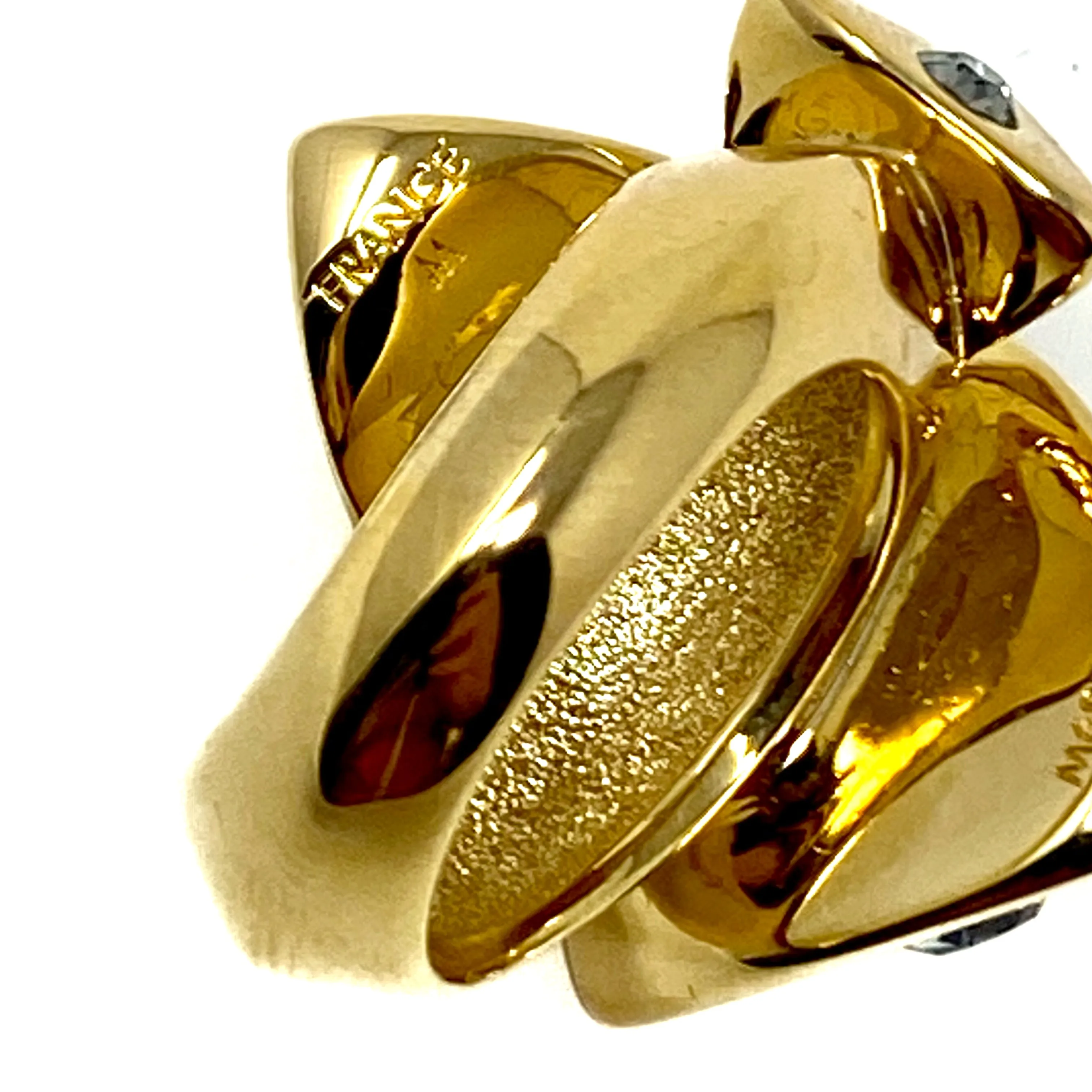 Louis Vuitton M68176 Trunkies Accumulation Gold Ring Size 7