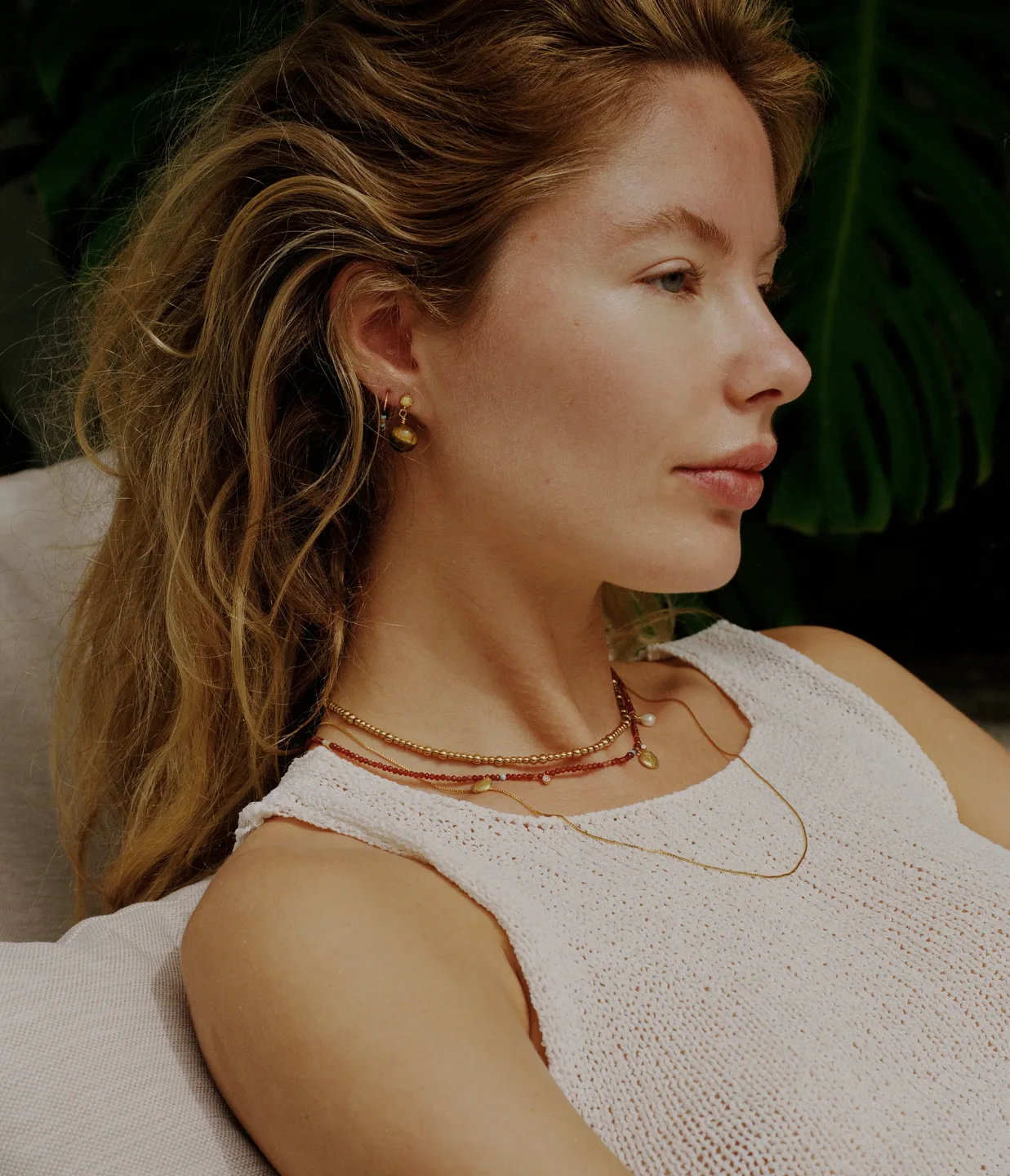 Maroon Harmony Necklace