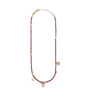 Maroon Harmony Necklace