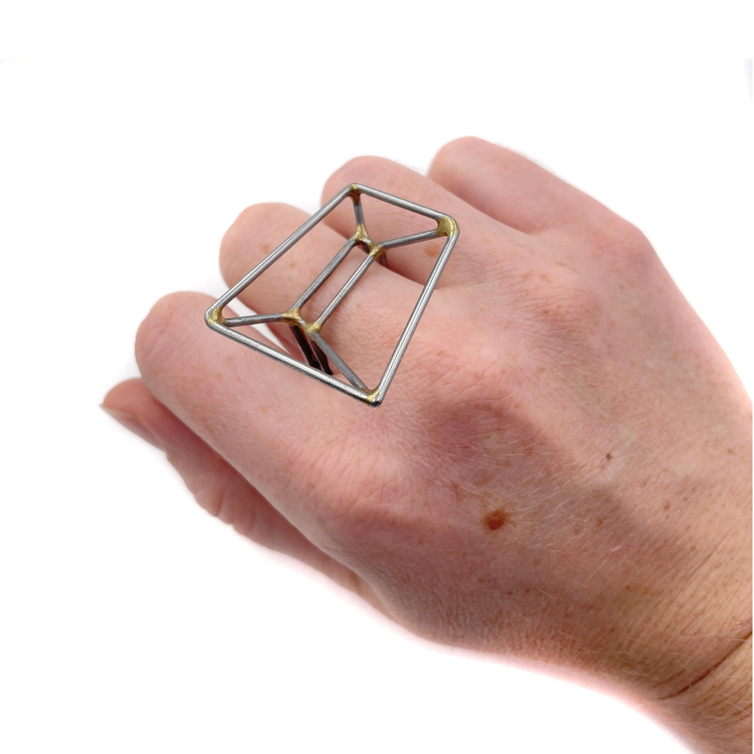 Medium Foundation Trapezoid Ring