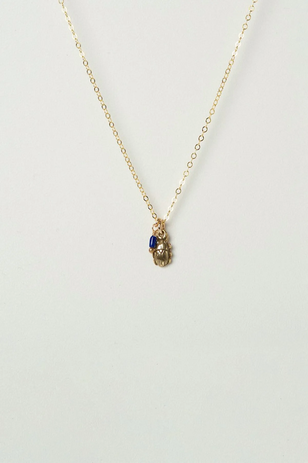 MINI SCARAB NECKLACE