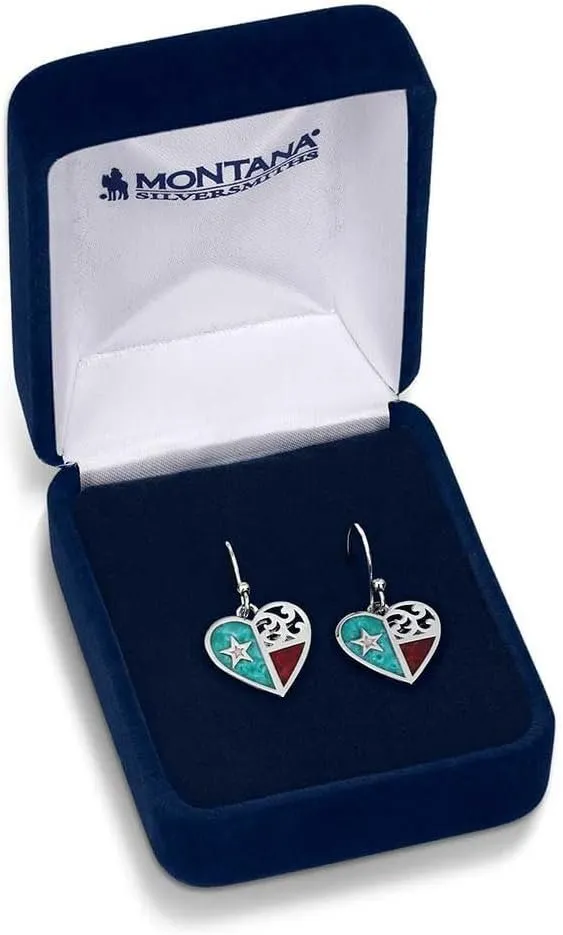 Montana Silversmiths Love for Texas Earrings - ER5818