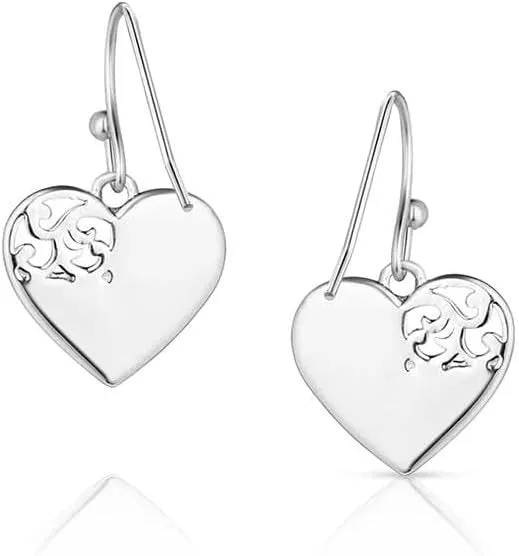 Montana Silversmiths Love for Texas Earrings - ER5818