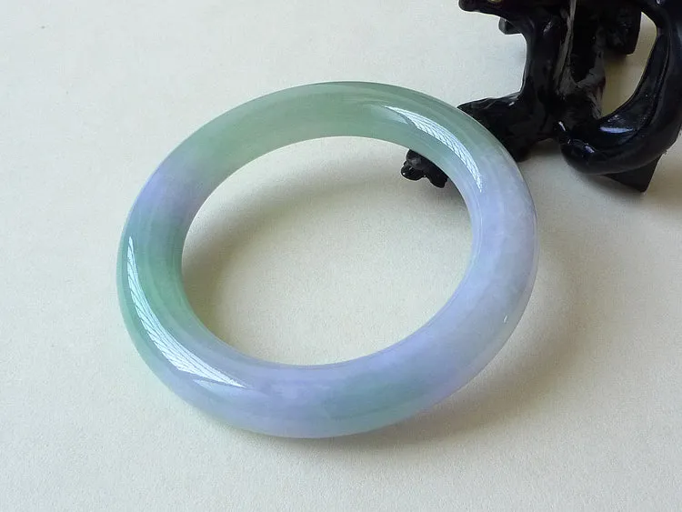 Natural Jade Bangle Jadeite Bangle Internal Diameter 55.5mm BER337