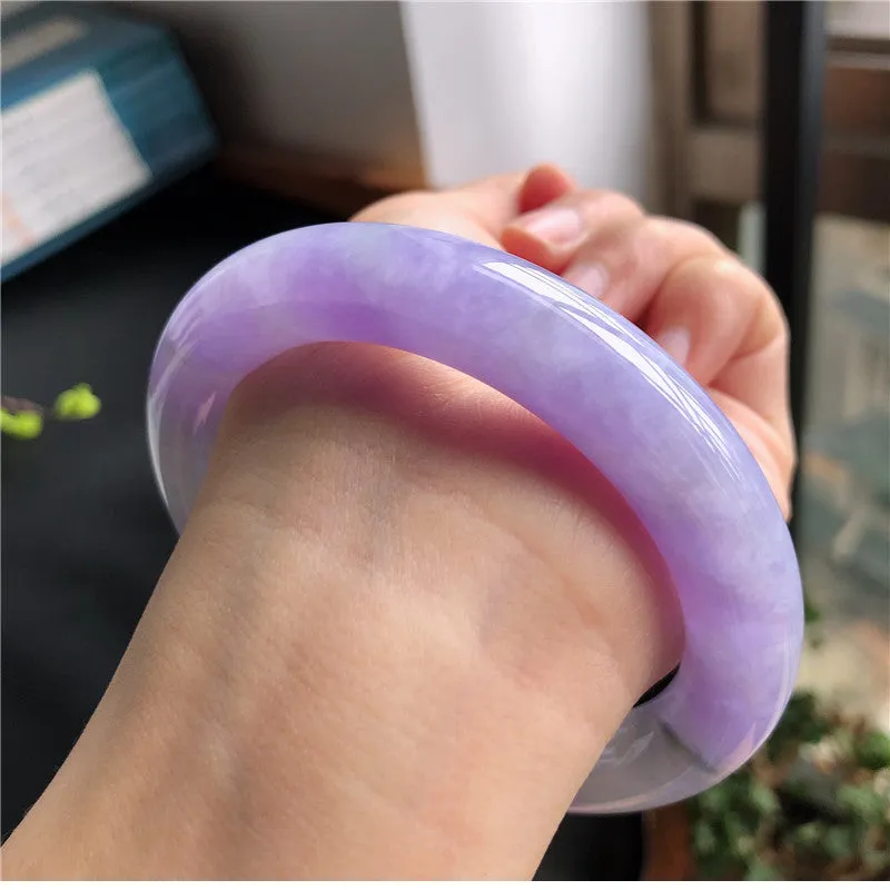 Natural Jade Bangle Jadeite Bangle Internal Diameter 59.8mm B1022735