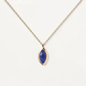 PD Paola Lapis Lazuli Nomad Necklace, Gold