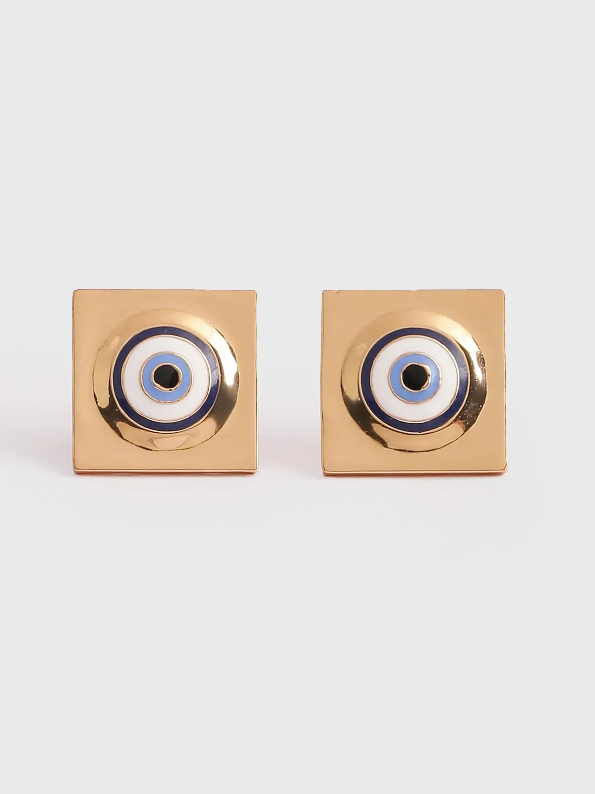 Protego Stud Earrings In Gold