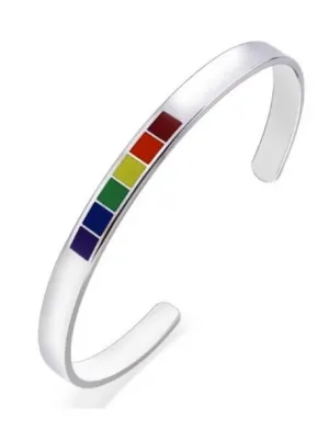 Rainbow Cuff Bangle