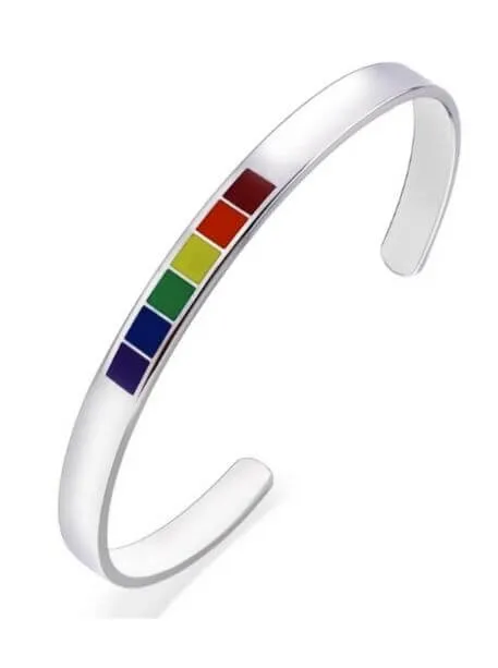 Rainbow Cuff Bangle