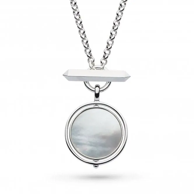 Revival Eclipse Equinox MOP RP T-Bar Style Spinner 20" Necklace 90422MP