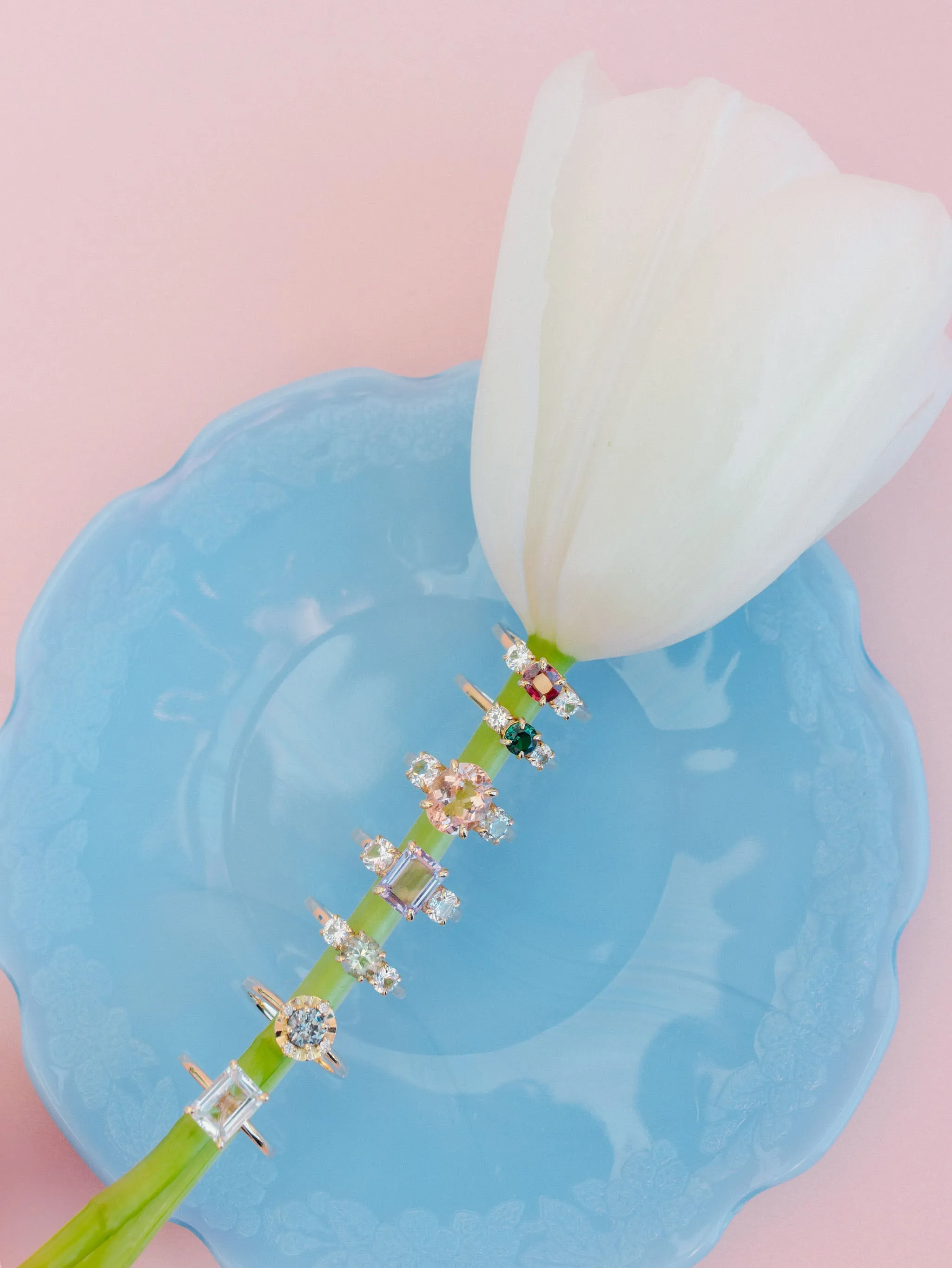 Rose de France Cocktail Ring