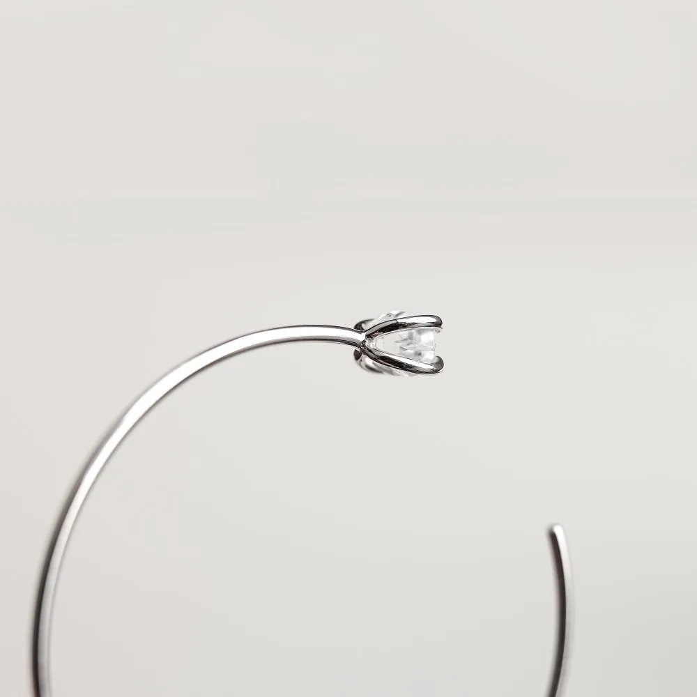 SILVER EYE CUFF BRACELET