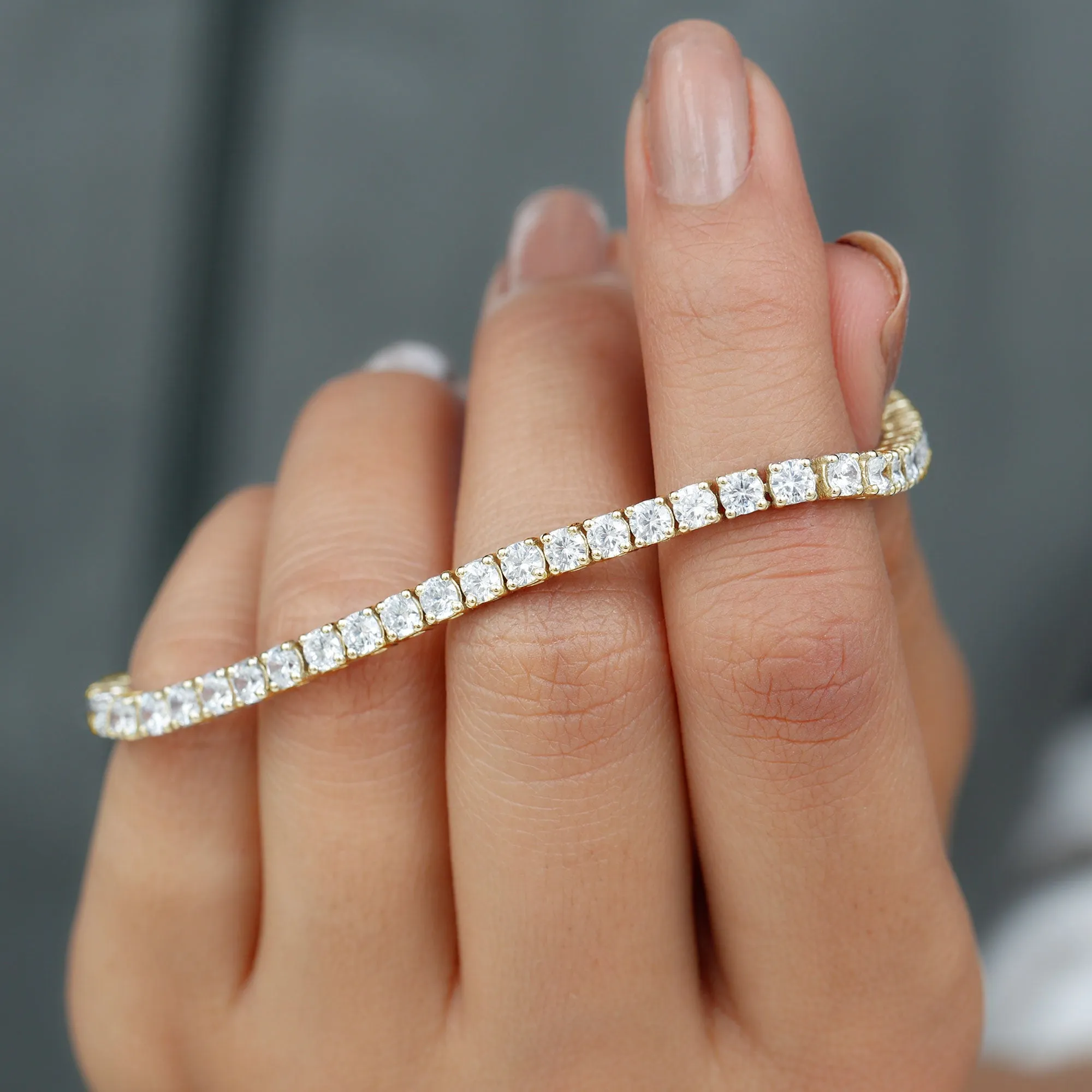 Simple Zircon Tennis Bracelet