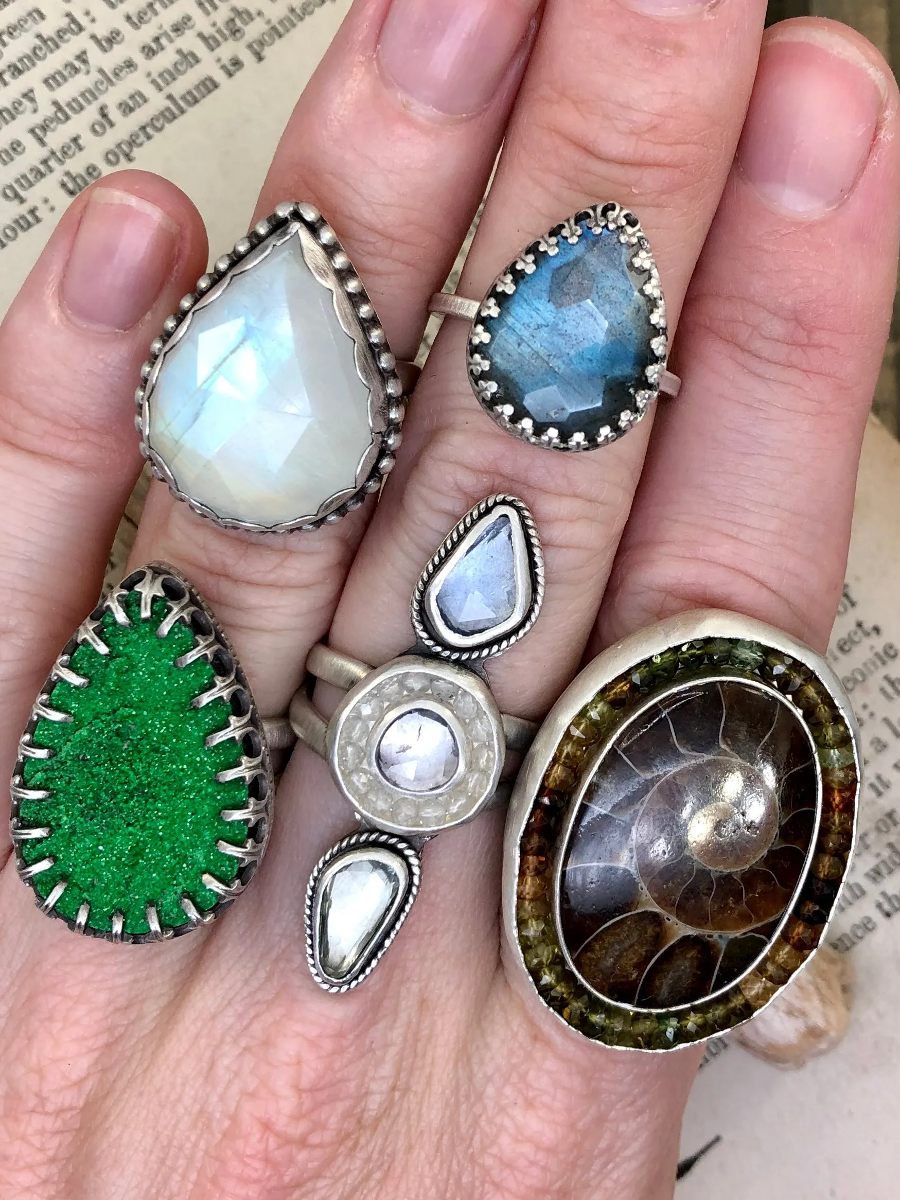 Sparks Of Green Ring 2