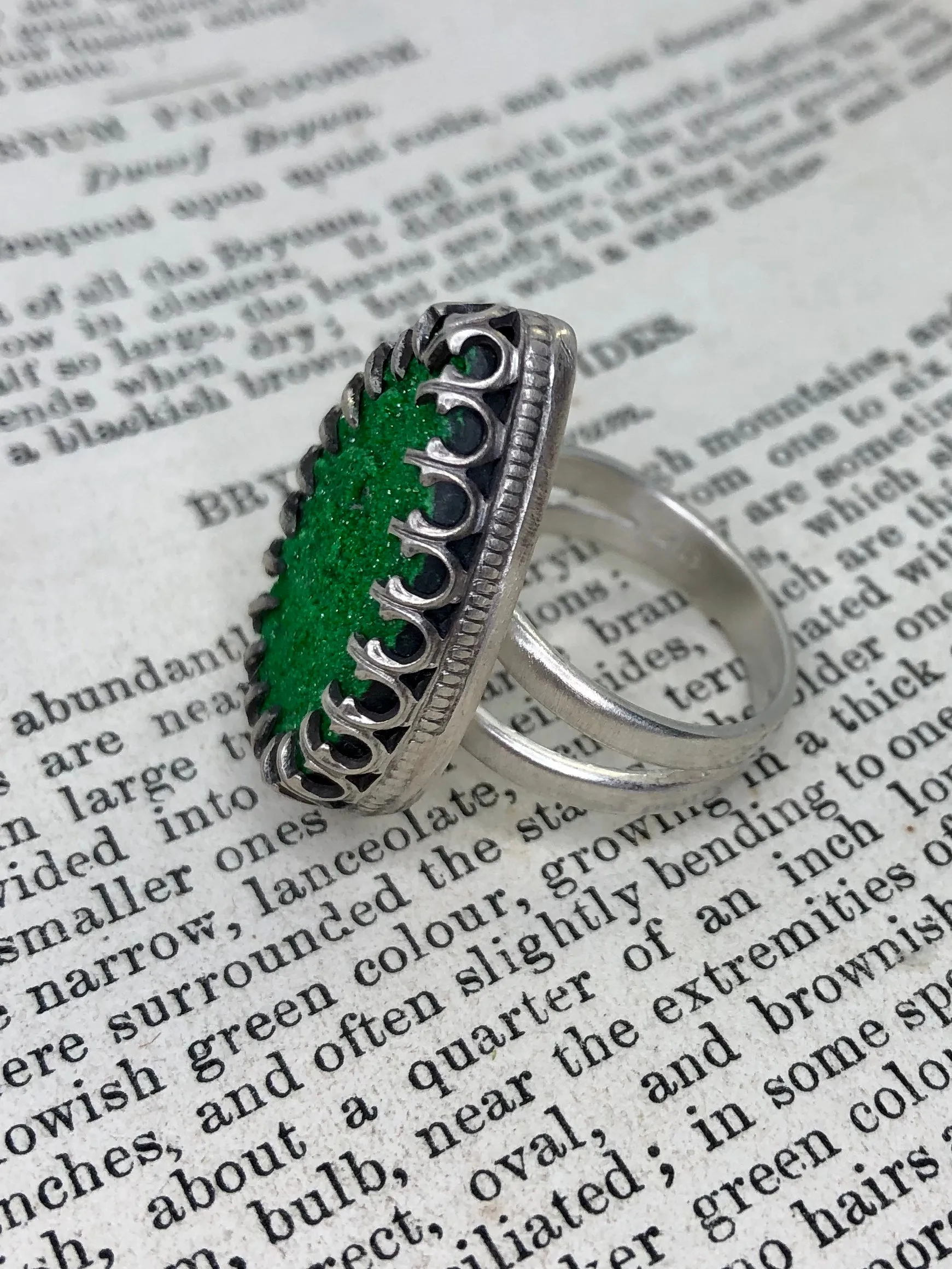 Sparks Of Green Ring 2
