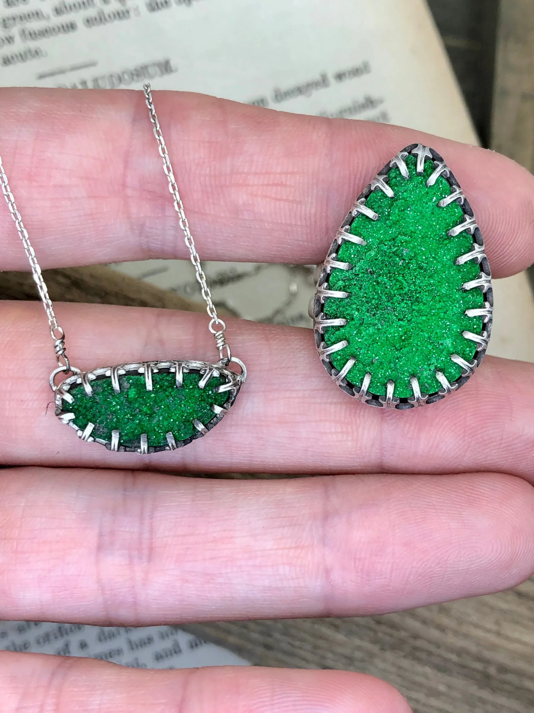 Sparks Of Green Ring 2