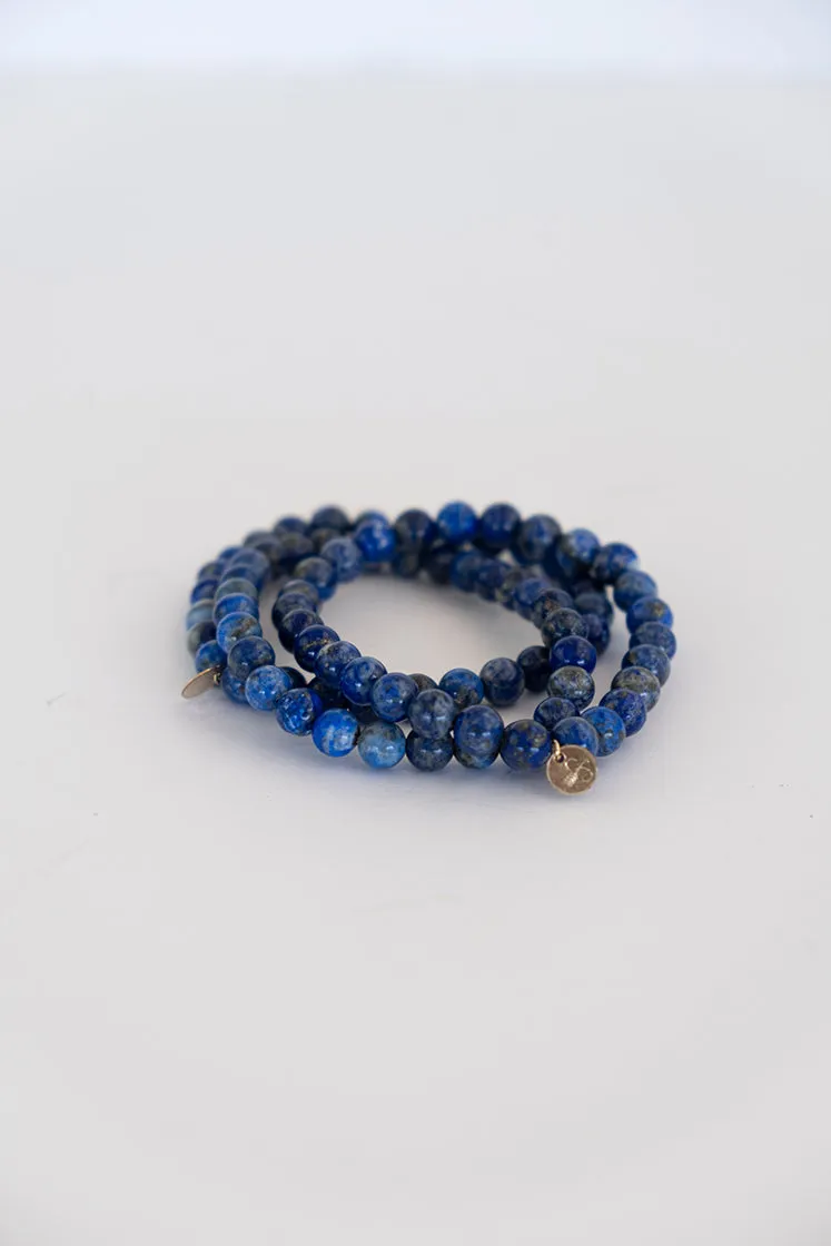 Stretchy Bracelet - Lapis Lazuli