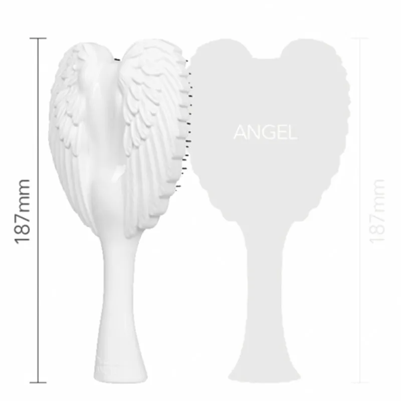 Tangle Angel Essentials - Hair Brush White / black