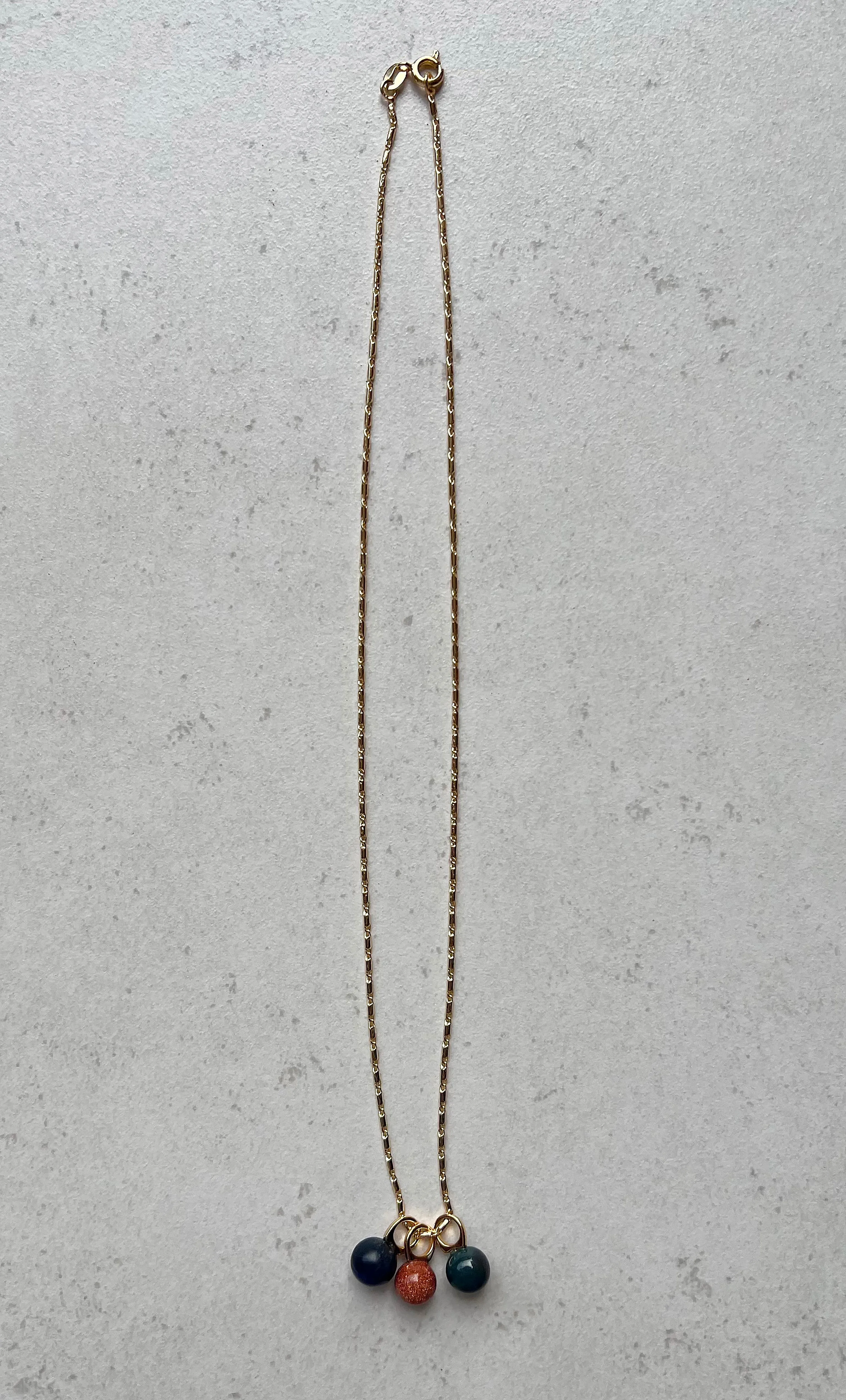 The Tunik Bauble Stone Charm Necklace