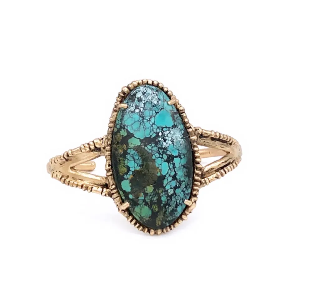 turquoise bead cuff