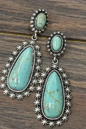 Turquoise Dangle Earrings