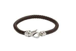 Unique & Co Brown Leather Bracelet B380DB