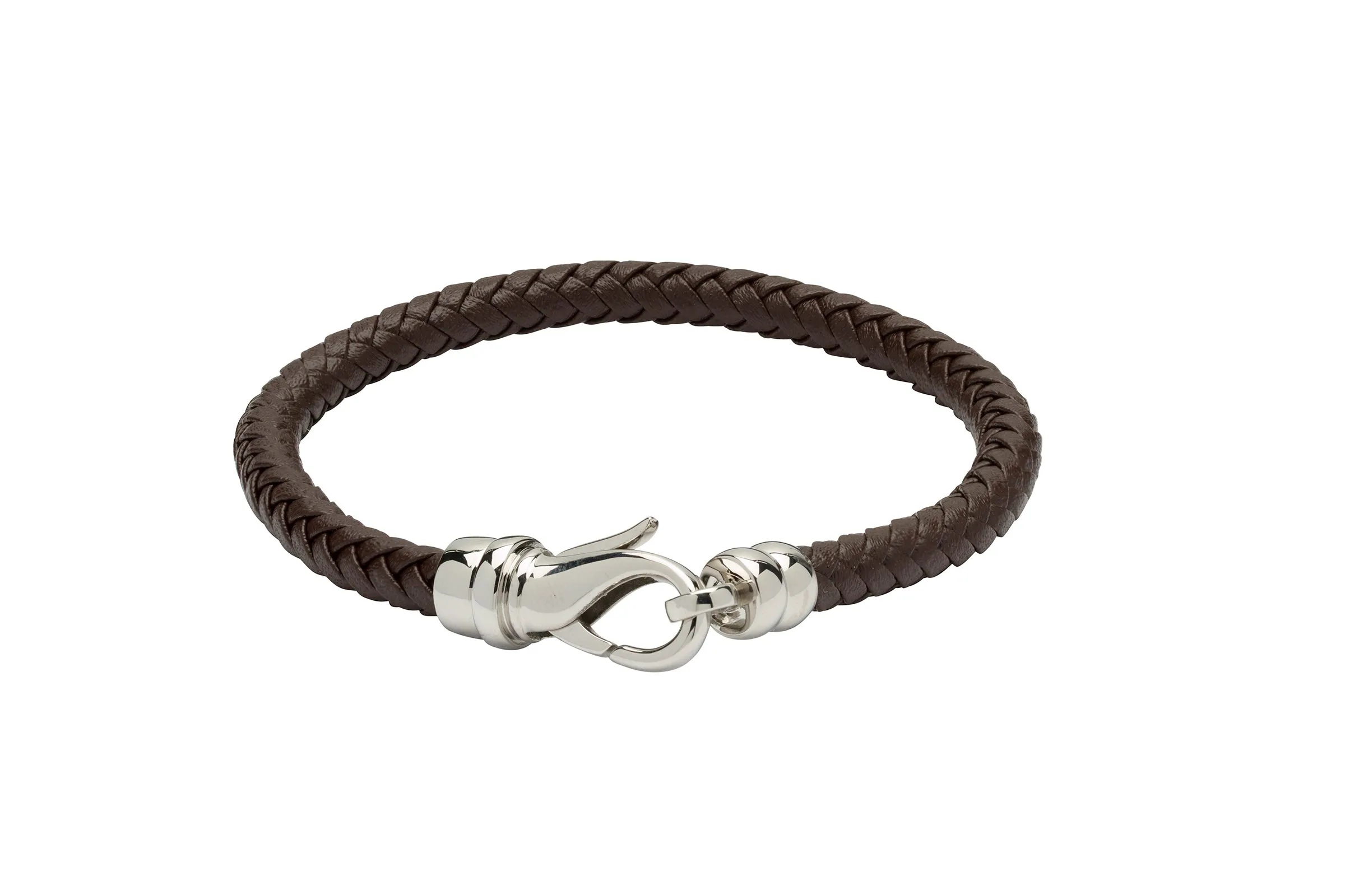 Unique & Co Brown Leather Bracelet B380DB