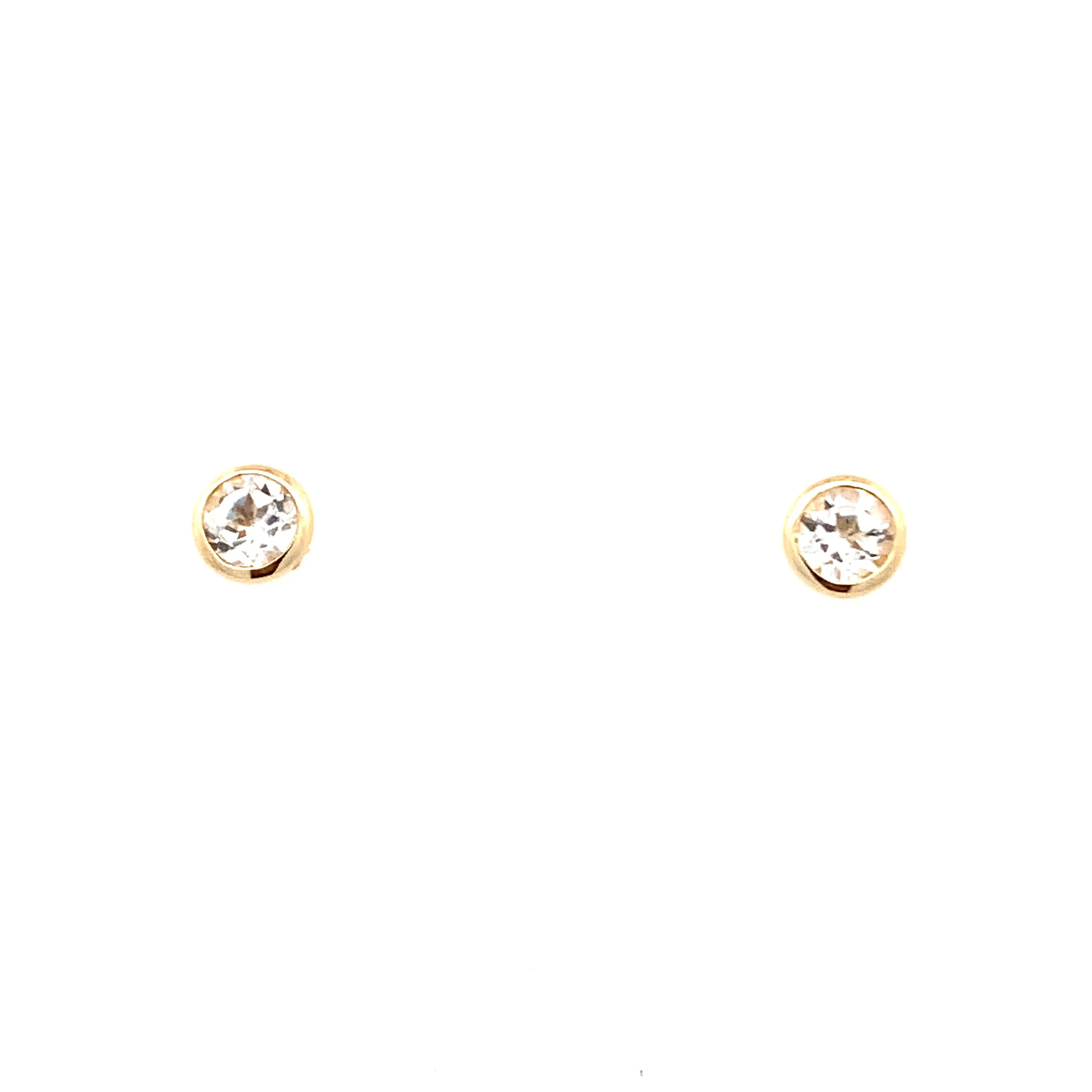 White Topaz Earrings