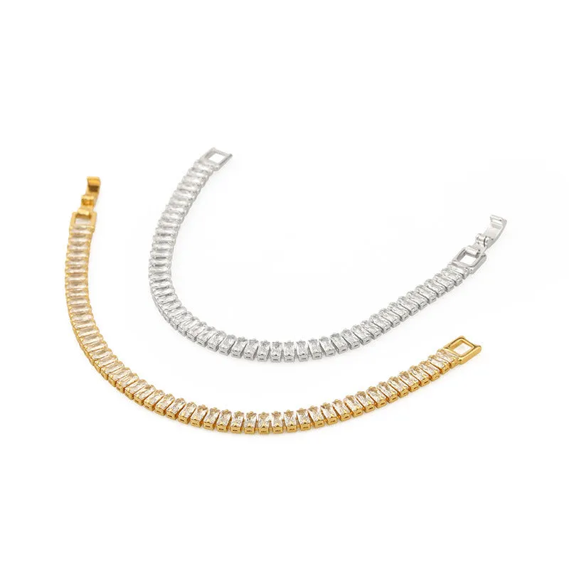 Zircon Chain Bracelet
