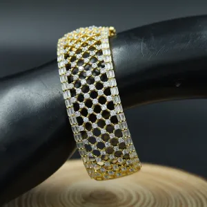 Zircon/AD Gold Bracelet 4671-8736
