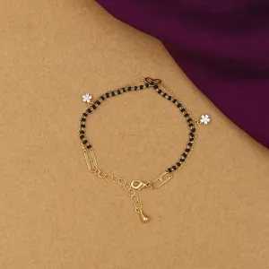 Zircon/AD Mangalsutra Bracelet 12713-05