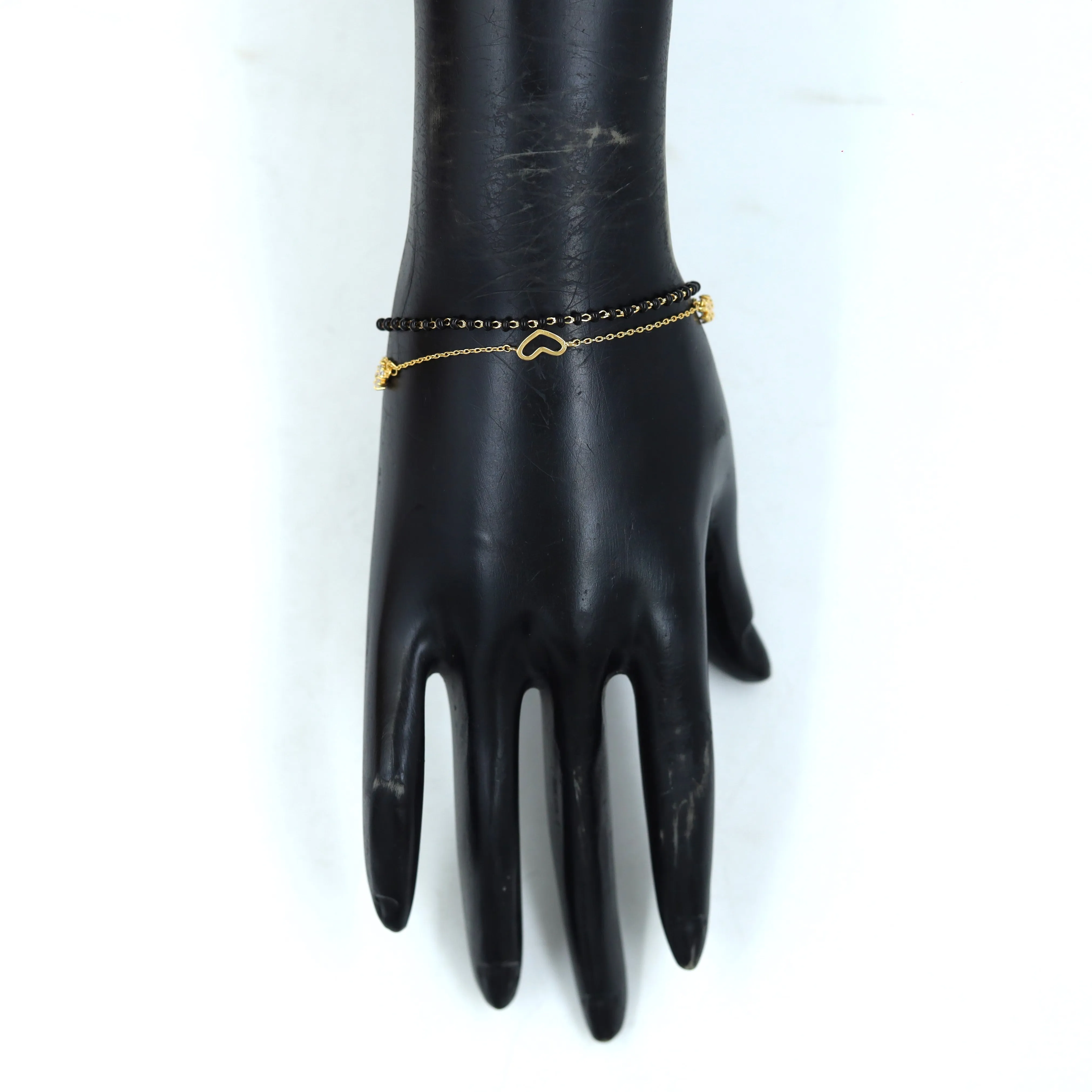Zircon/AD Mangalsutra Bracelet 12713-05
