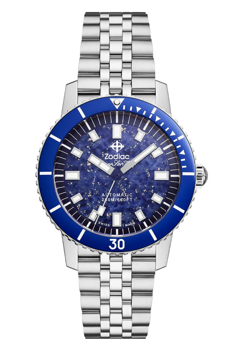 Zodiac 'Stone Wolf' Compression Lapis Lazuli ZO9312